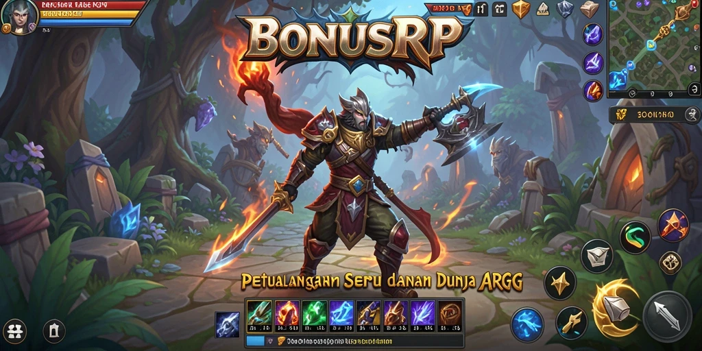 Tampilan gameplay menarik dari BONUSRP dalam dunia ARPG.