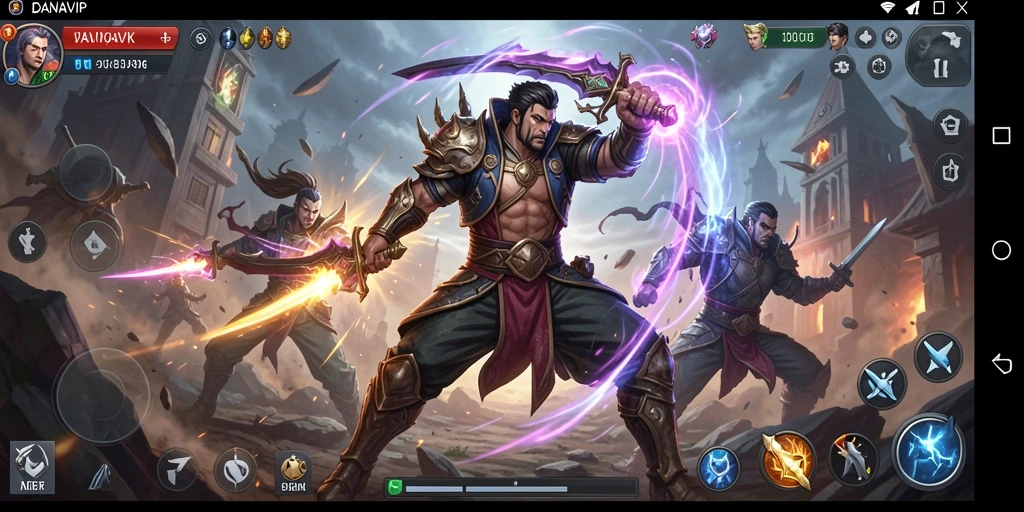 Tangkapan layar gameplay seru di DANAVIP.