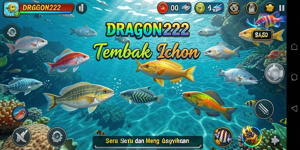 Tampilan gameplay Tembak Ikan yang menarik dan mengasyikkan.