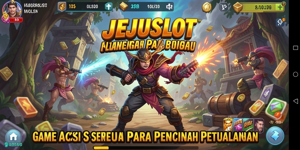 Tampilan gameplay seru dan mendebarkan di JEJUSLOT.