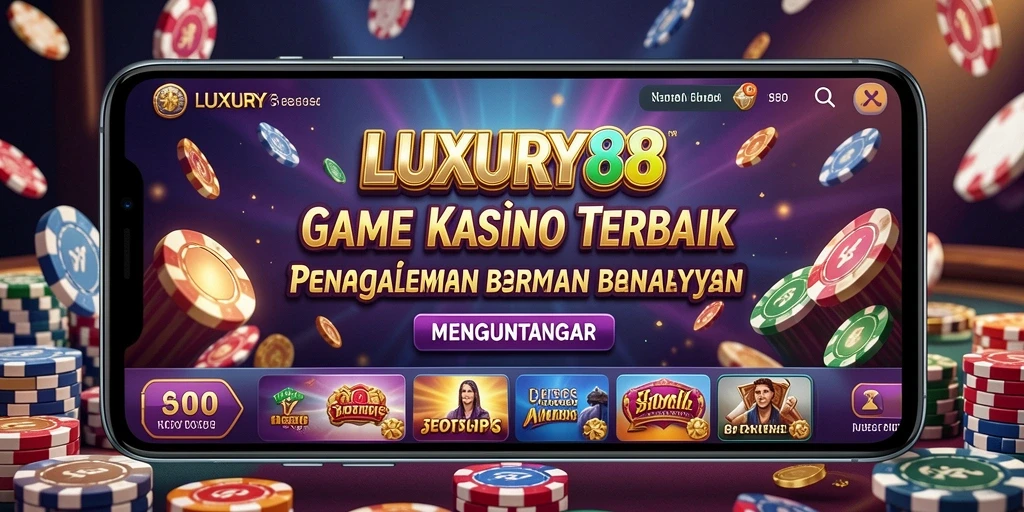 Tampilan menarik dari gameplay Kasino LUXURY88.