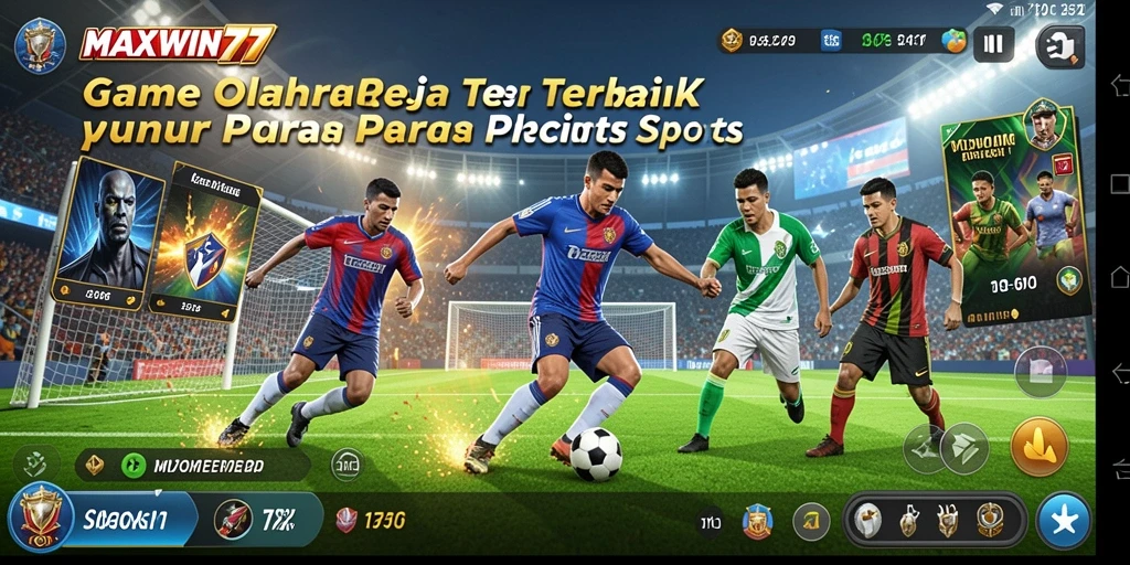 Tampilan gameplay menarik dari MAXWIN77 yang menunjukkan keseruan olahraga.