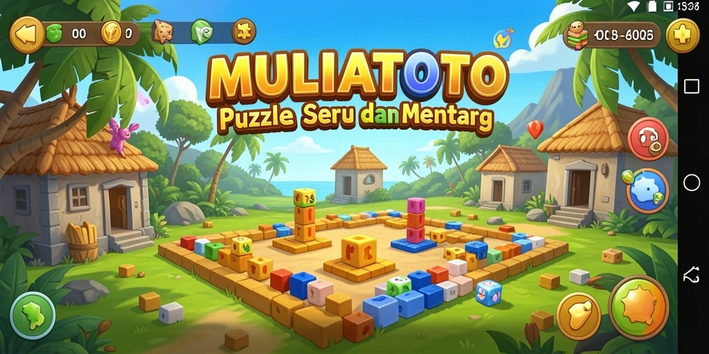Gameplay seru MULIATOTO dengan tantangan puzzle yang menantang.