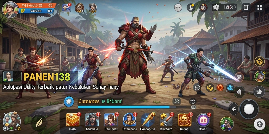 Tampilan antarmuka utama PANEN138 yang modern dan fungsional.