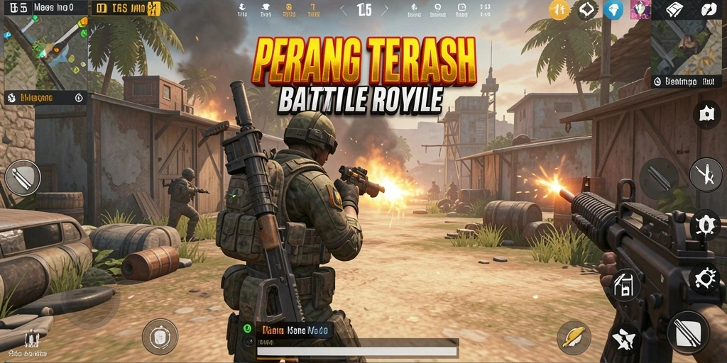 T6 memperlihatkan aksi seru dalam gameplay Battle Royale yang intens.
