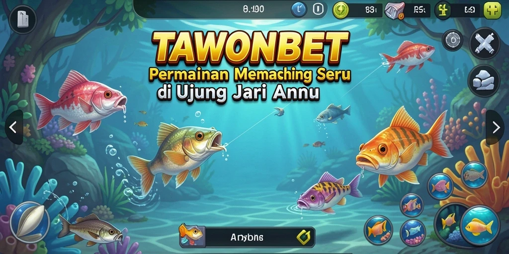 Tampilkan gameplay memancing yang seru dan mendebarkan di TAWONBET.
